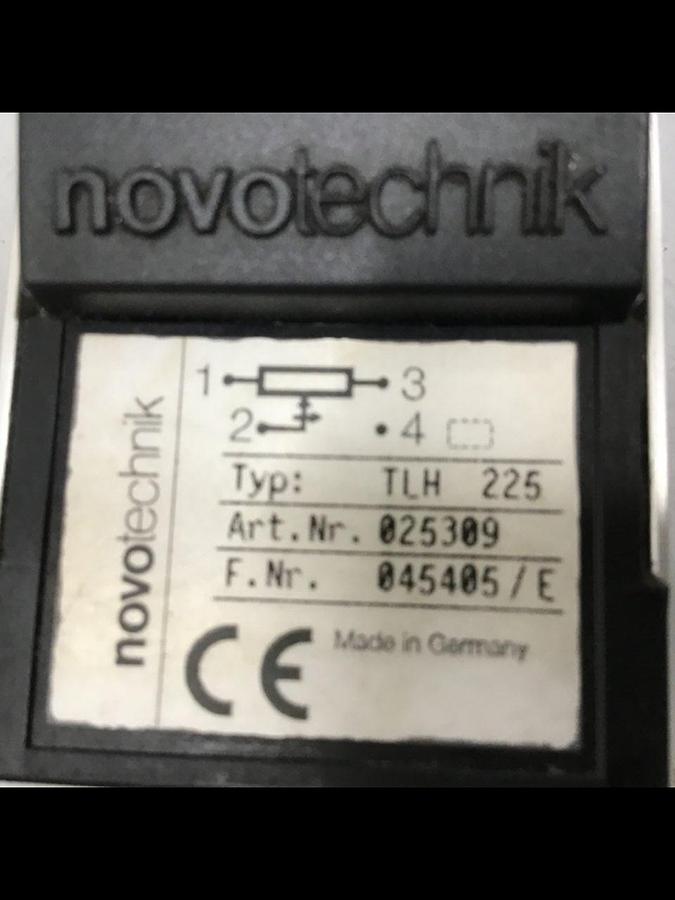 Used NOVOTECHNIK Position Transducer TLH225 Used