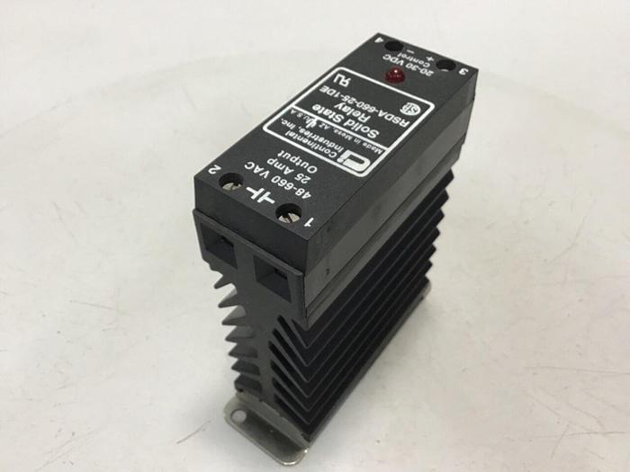 Used CONTINENTAL INDUSTRIES Solid State Relay RSDA-660-25-1DE #134778
