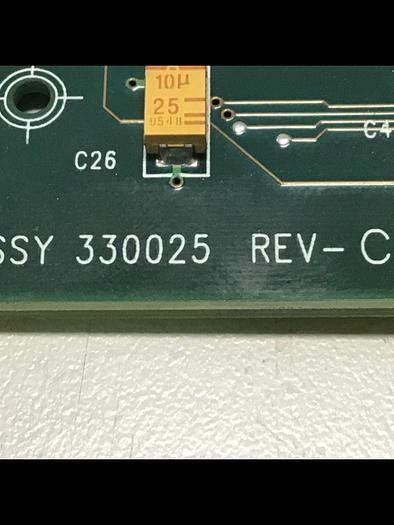 Used VAN DORN Analog Circuit Board 330025 PC330-025 Used