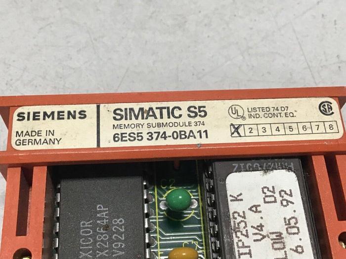 Used SIEMENS / VAN DORN SIMATIC S5 Memory 6ES5 374-0BA11 #113805