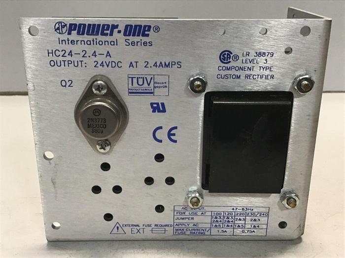 Used POWER ONE Power Supply HC24-2.4-A #124750