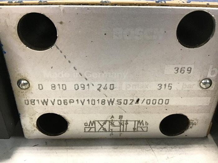 Used BOSCH Valve 0 810 091 240 #141461
