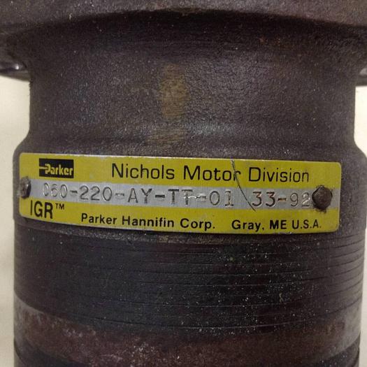 Used PARKER Die Height Adjustment Hydraulic Motor 060-220-AYTT-01 #72602