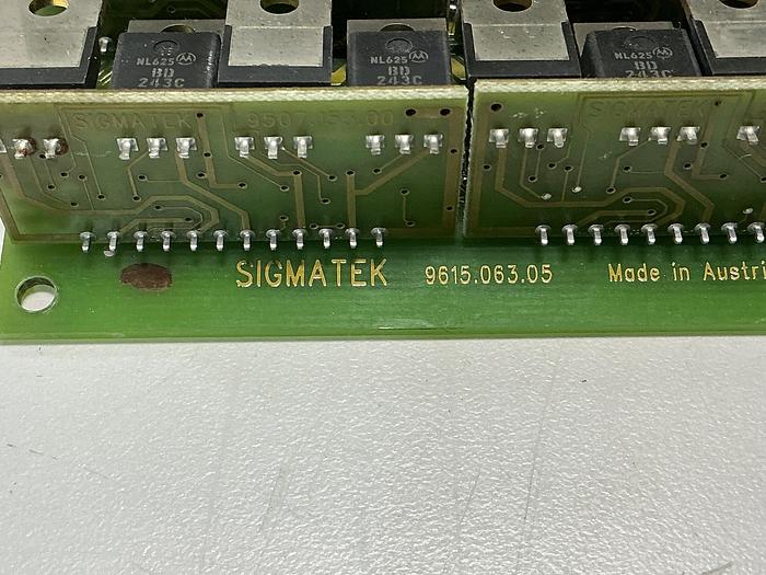 Used SIGMATEK 9615.063.05