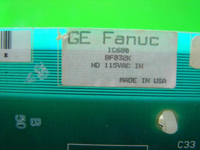 Used GE FANUC Input Module IC600BF832K #8075