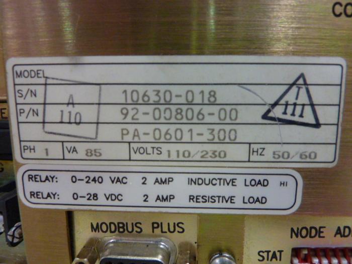 Used MODICON Controller PA-0601-300 #55804