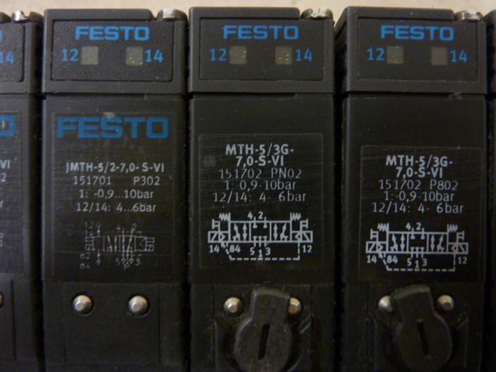Used FESTO Control Block w/ Valves IFB8-03 #52800