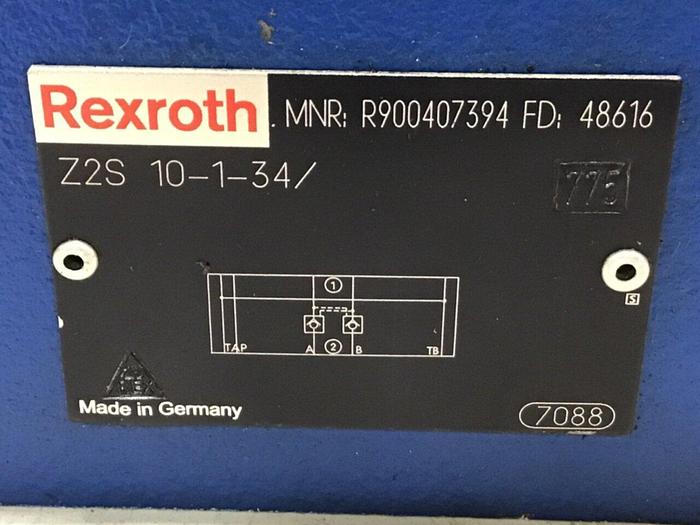 Used REXROTH Check Valve Z2S10134 #135257