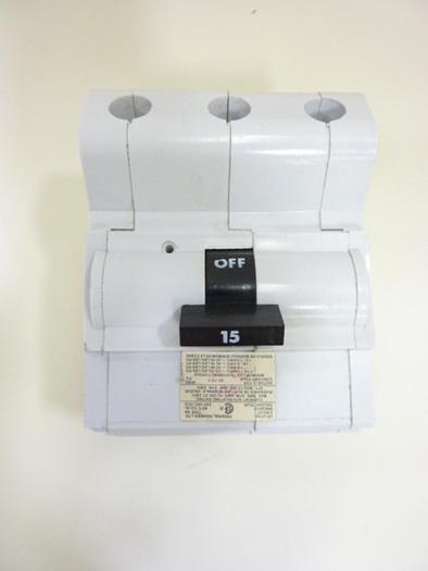 Used FEDERAL PIONEER 15 Amp Circuit Breaker LR12188 #44126