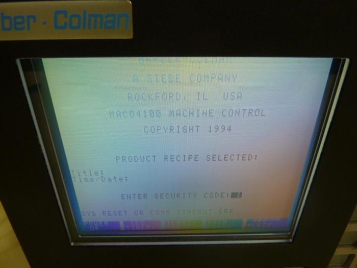 BARBER COLMAN Operator Station 41AH-22001-201-1-00 Used