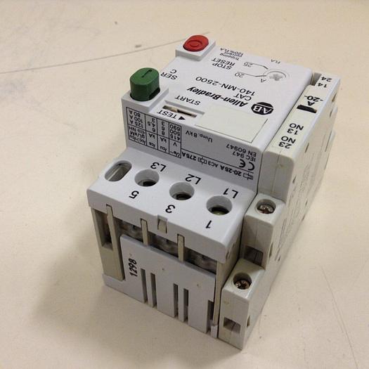 Used ALLEN BRADLEY Manual Motor Starter 140-MN-2500 SER C #87092