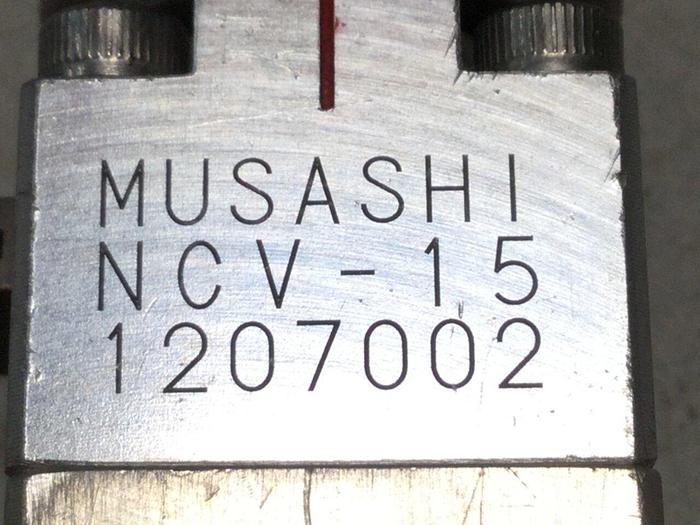 Used MUSASHI ELECTRIC KEIKI Pneumatic Dispenser Valve NCV-15 #108029