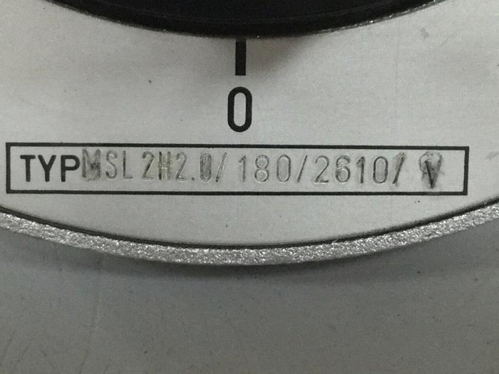 Used HYDAC Gauge Isolator MSL2H2.0/180/2610/V #109894
