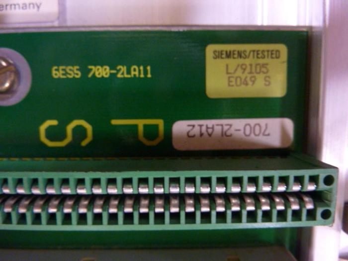 Used SIEMENS Rack Simatic S5 6ES5 700-2LA12 #51398
