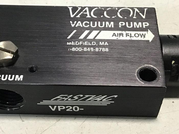 Used VACCON CO Vacuum Pump VP20 #129075