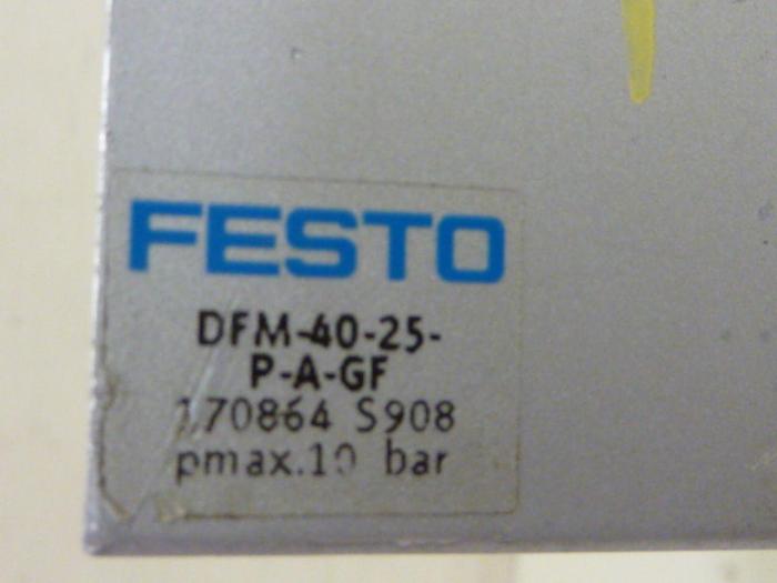 Used FESTO Pneumatic Cylinder DFM-40-25-P-A-GF #57347