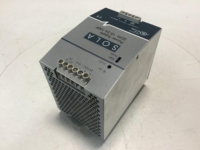 Used SOLA Power Supply SDN10-24-100P #129842