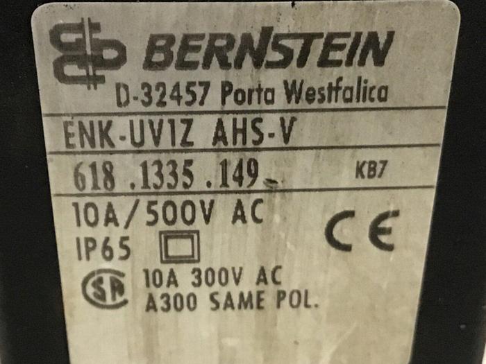 Used BERNSTEIN Limit Switch ENK-UV1Z AHS-V Used
