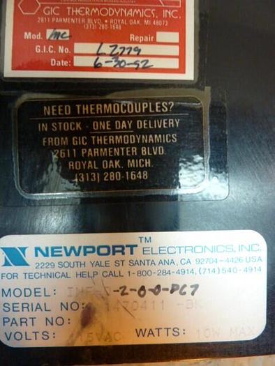 Used NEWPORT Meter INF-0-2-0-0-PC7 USED