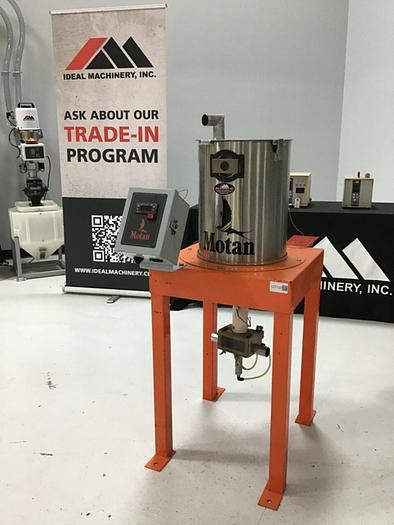 Used MOTAN Drying Hopper w/ Booster Heater BH/240V/1+2 KW Used