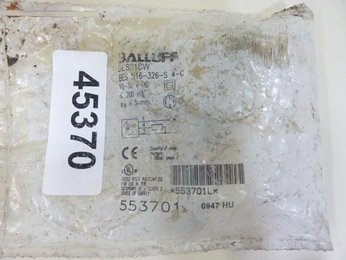 BALLUFF Inductive Sensor BES 516-326-S4-C #45370