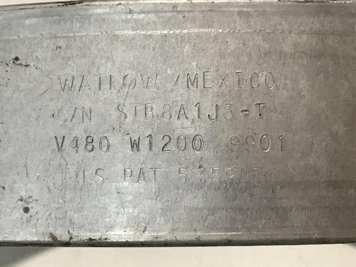 Used WATLOW 1200 Watt Heater Band STB8A1J3-T #126390