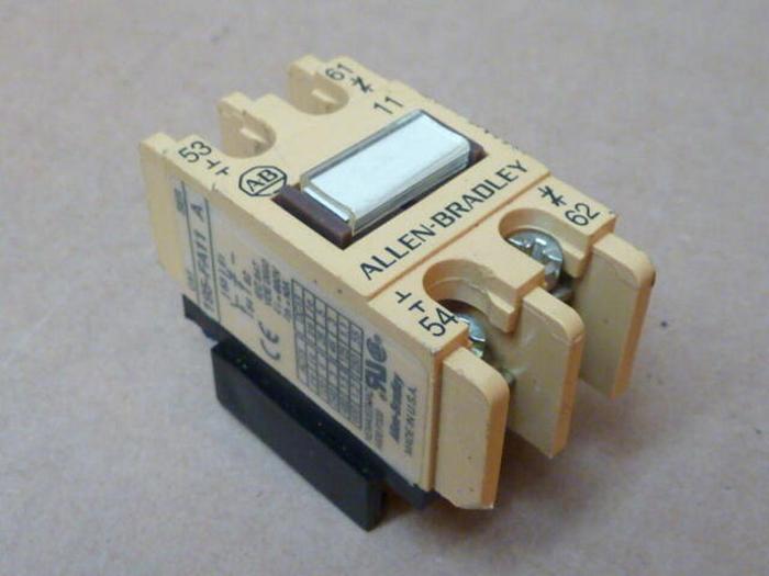 Used ALLEN BRADLEY Auxiliary Contact 195-FA11 SER A #79594