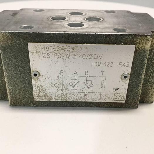 Used REXROTH Valve ZSFS62402QV #97056