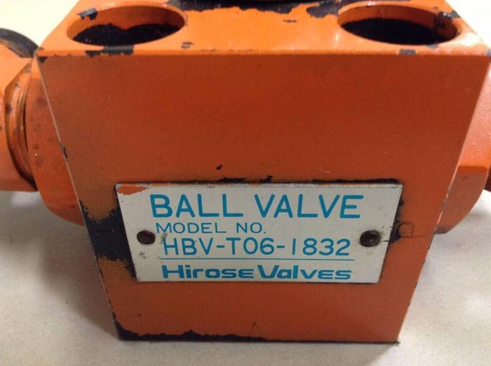 Used HIROSE VALVE KOGYO Ball Valve HBV-T06-I832 #68195