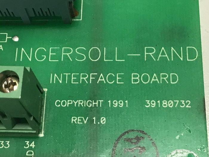 Used INGERSOLL RAND Interface Board 39180732 #127510