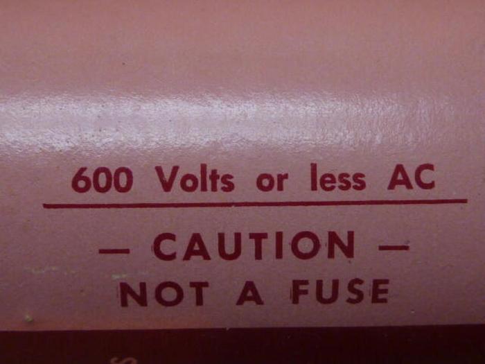 BUSSMANN 600 Amp Buss Welder Limiter 68600 #31352