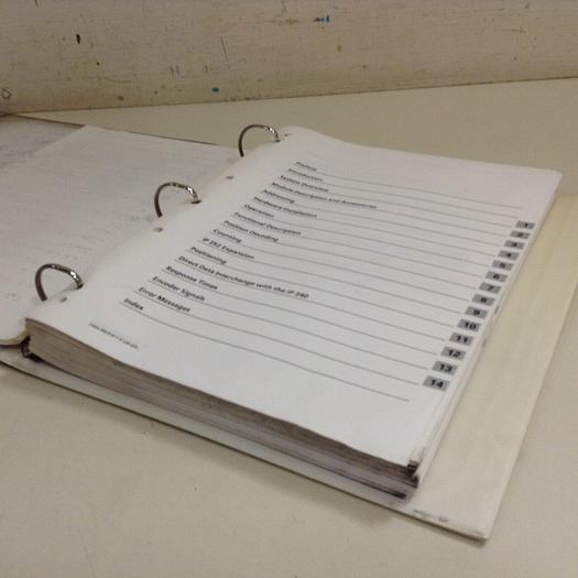 Used SIEMENS Manual 6ES5 998-0TB22 #70732