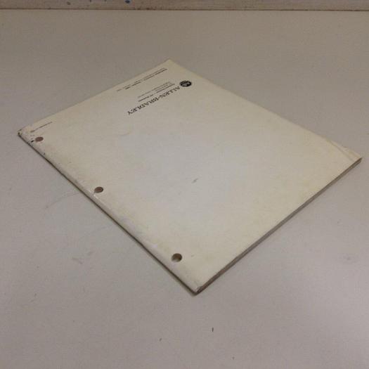 Used ALLEN BRADLEY I/O Scanner Interface User's Manual 1775-S4A MANUAL #70776