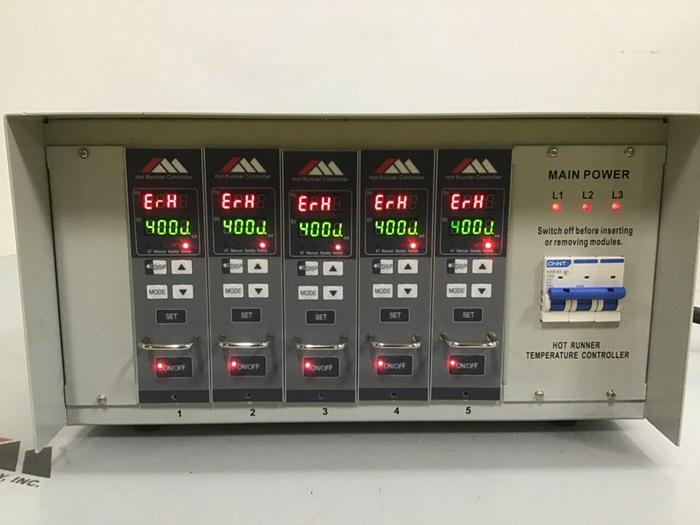 Used METAL FABRICATOR 5 Zone Hot Runner HRTC-05S/L-A1 USED