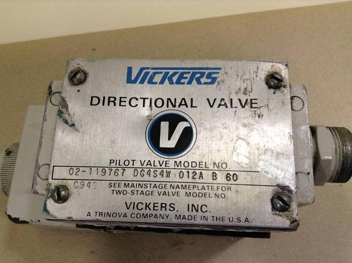 Used VICKERS Directional Valve 02-119767DG4S4W012AB60 Used