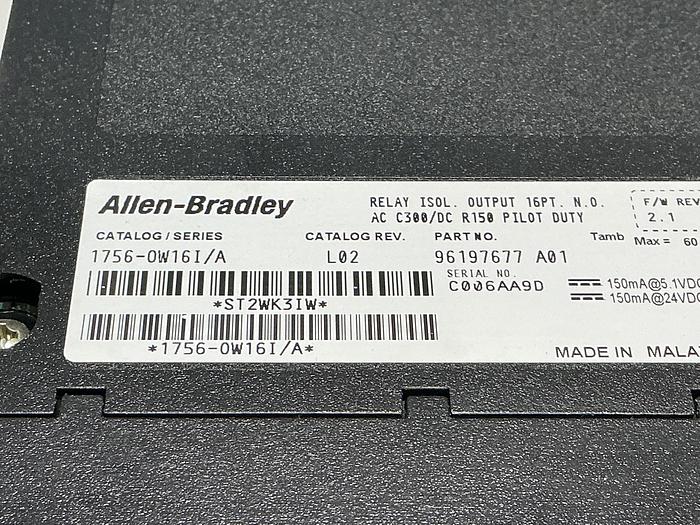 Used ALLEN BRADLEY 1756-OW16I/A