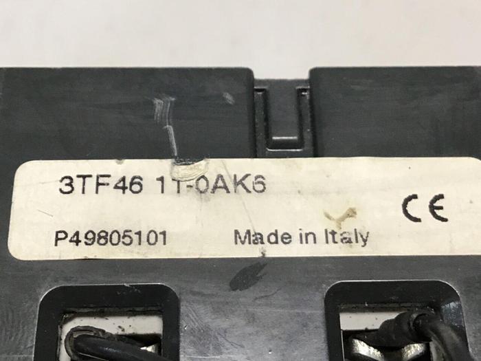 Used SIEMENS Contactor 3TF4611-OAK6 #126094
