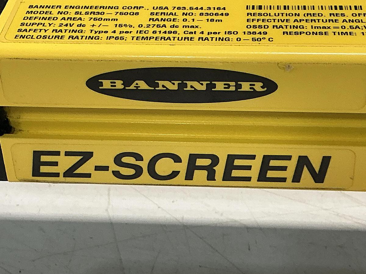 Used BANNER ENGINEERING SLSR30-750Q8