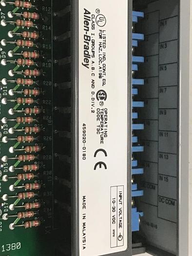 Used ALLEN BRADLEY Input Module 1746-IB16 SER C #127723