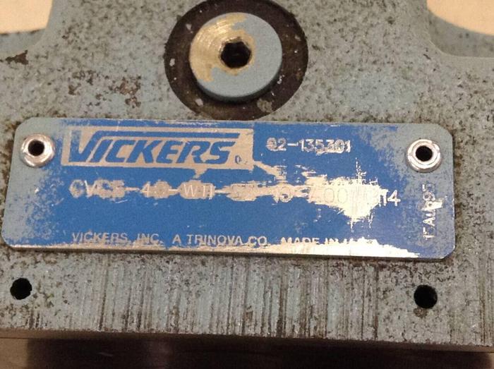 Used VICKERS Valve CVCS40WHS210A00B14 #80251
