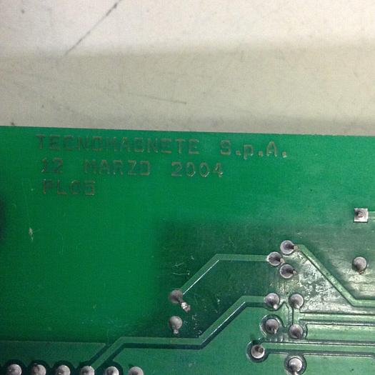 Used TECNOMAGNETE SPA Circuit Board PL05 #81698