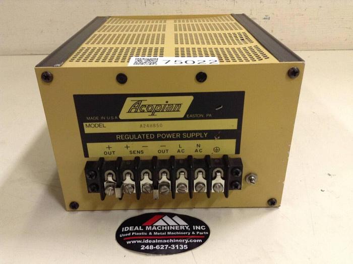 Used ACOPIAN Regulated Power Supply A24H850 #75022