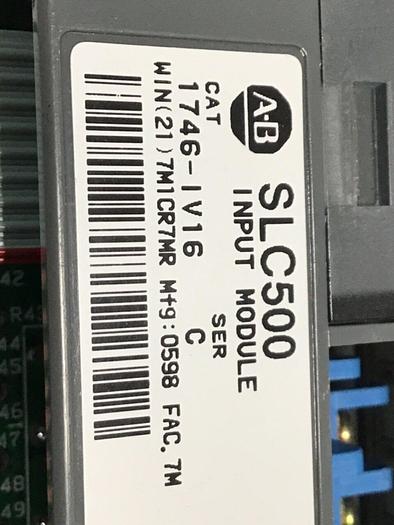 Used ALLEN BRADLEY Input Module 1746-IV16 SER C #118508
