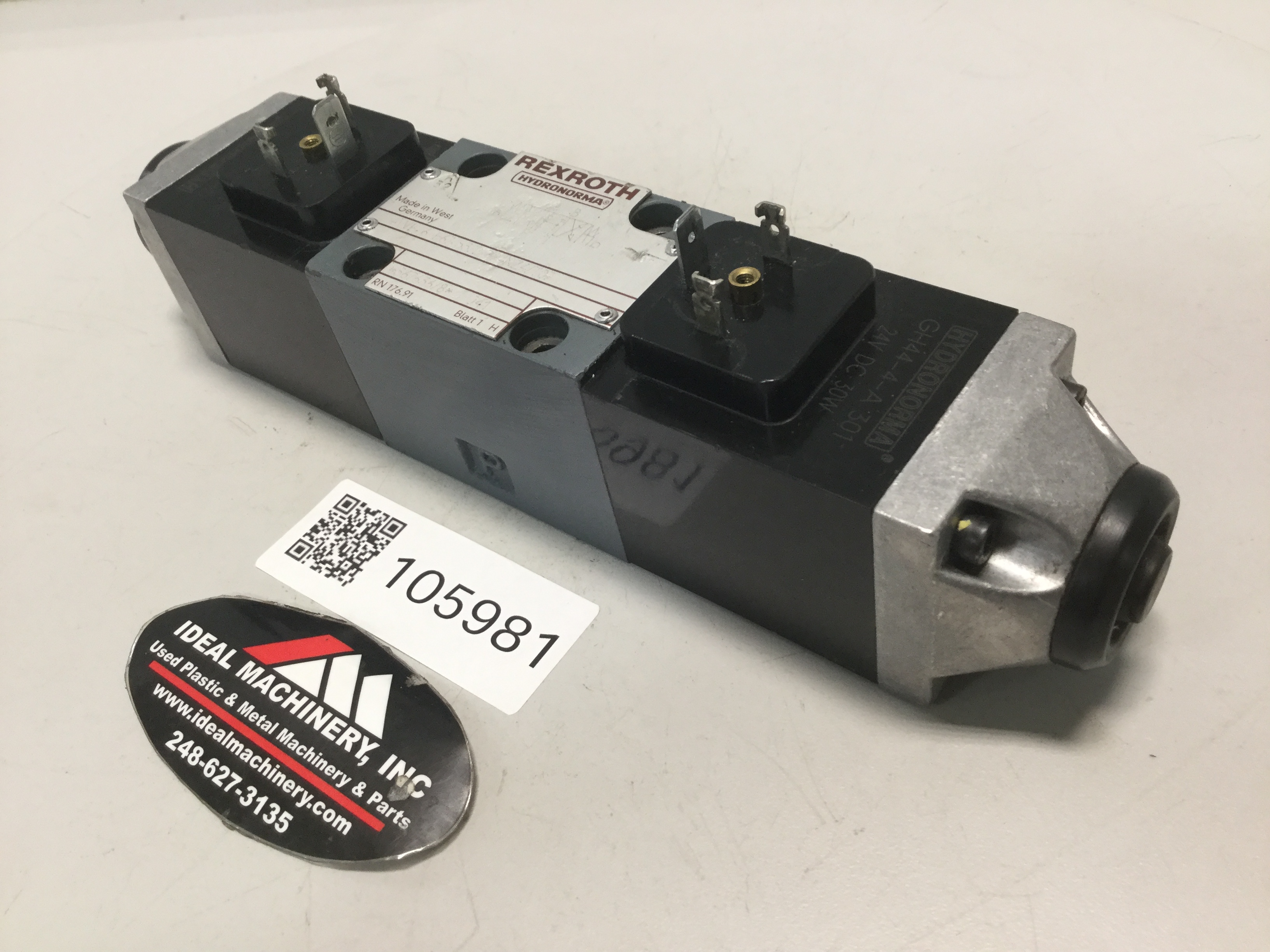 Used MANNESMANN REXROTH Valve 4WE6E6753BG24NZ4T07 USED
