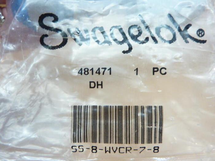 SWAGELOK Female Connector Body SS-8-WVCR-7-8 #39316