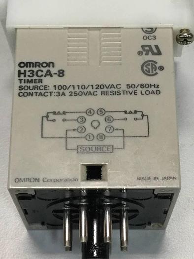 Used OMRON Timer H3CA-8 #97260