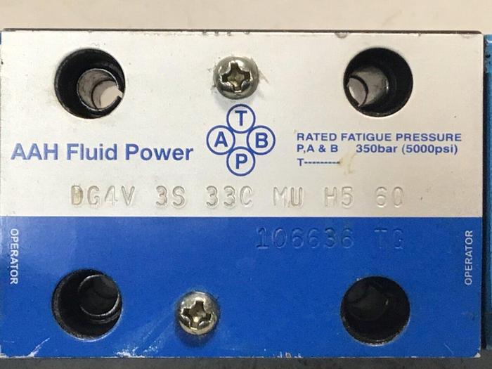 Used VICKERS Valve DG4V-3S-33C-M-U-H5-60 #132112