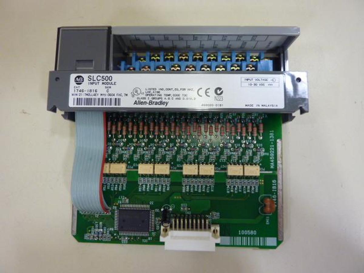Used ALLEN BRADLEY Input Module 1746-IB16 SER C Used
