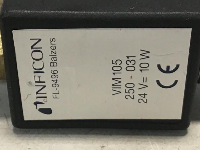 Used INFICON Gauge / Valve FL-9496 BALZERS #124333