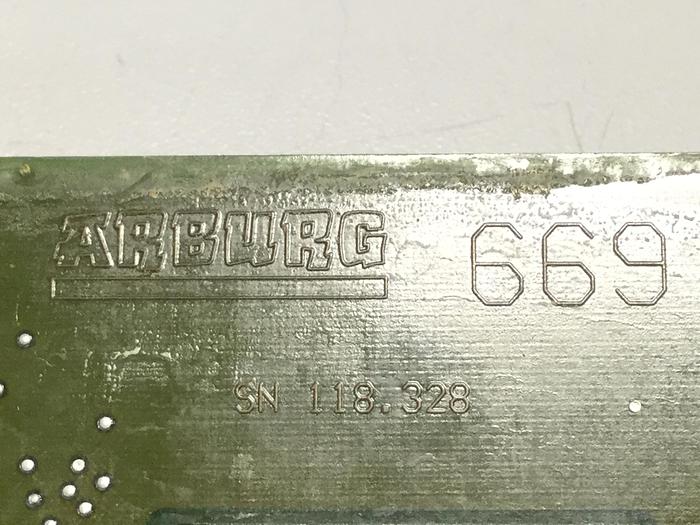 Used ARBURG Circuit Board ARB669 669 #106877